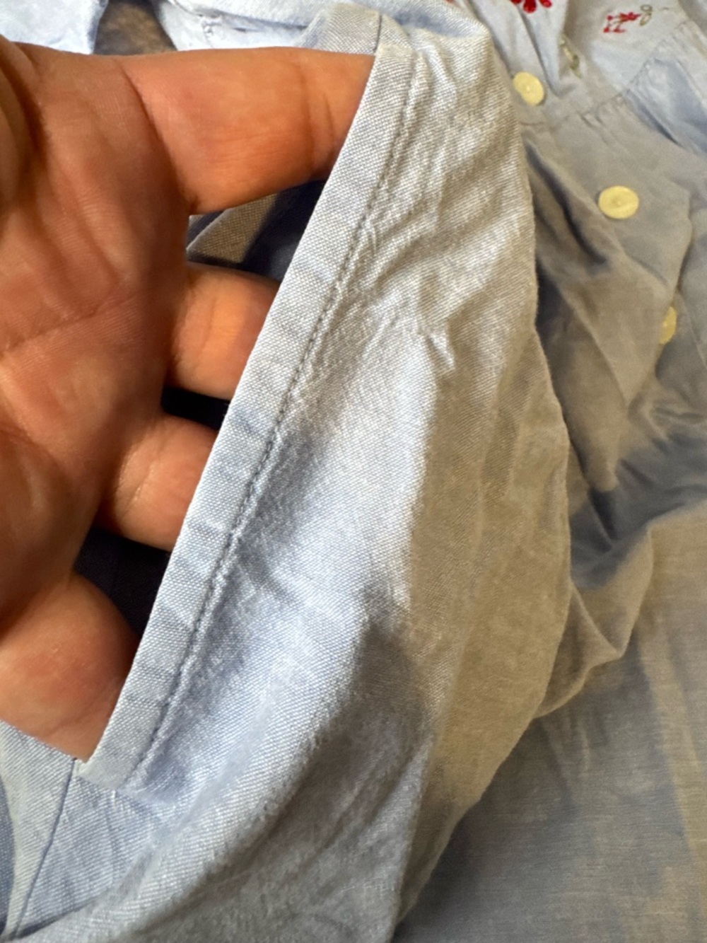 Bechamel Vintage Embroidered Flowers Denim - Picture 9 of 9